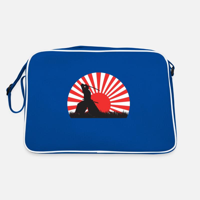 Samurai Japan Sushi Geschenkidee Retro Tasche