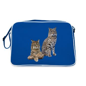 Lynx - Sac Retro - bleu/blanc - Dos
