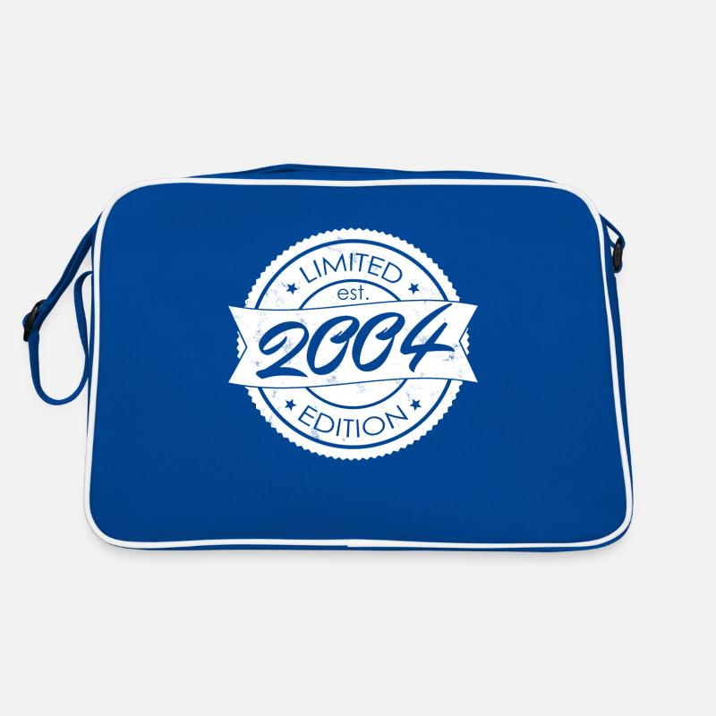 Limited Edition 2004 is - Sac Retro - bleu/blanc