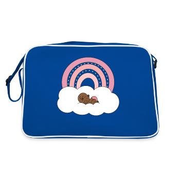 Bébé arc-en-ciel - Sac Retro - bleu/blanc - Dos