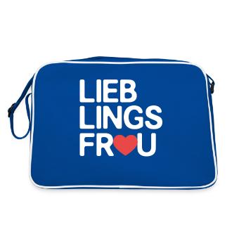 Femme préférée - Sac Retro - bleu/blanc - Dos