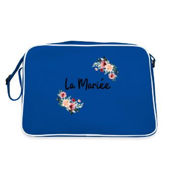 The Bride Flowers - Retro Bag - blue/white - Back