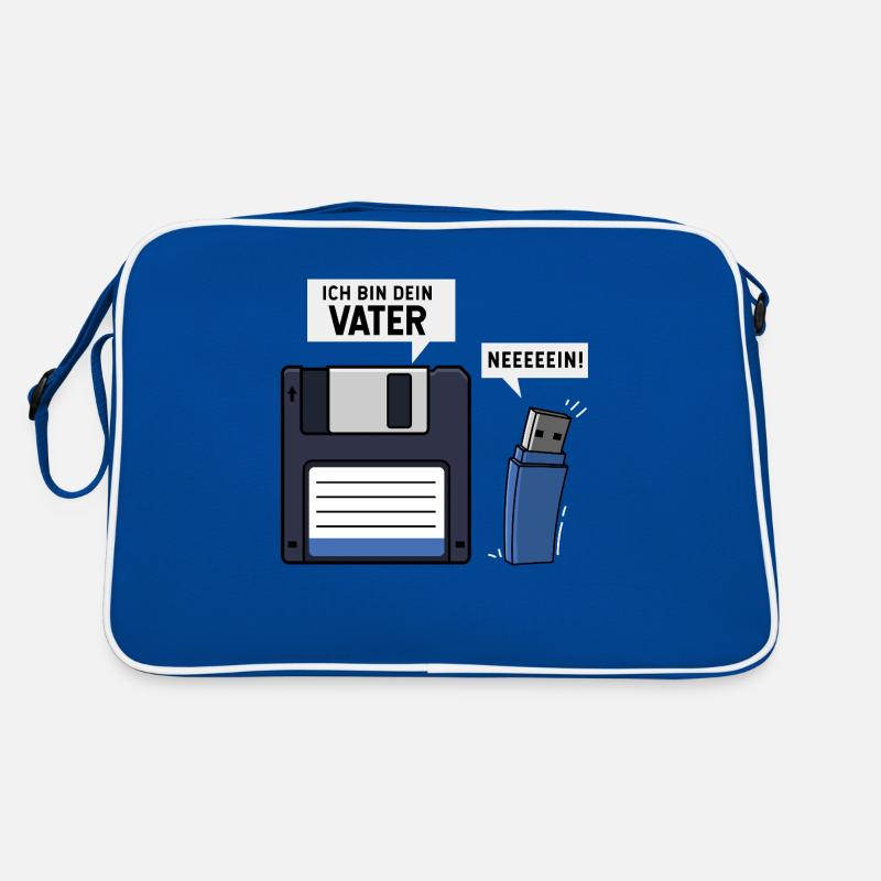 Ich Bin Dein Vater Diskette USB Stick Retro Tasche