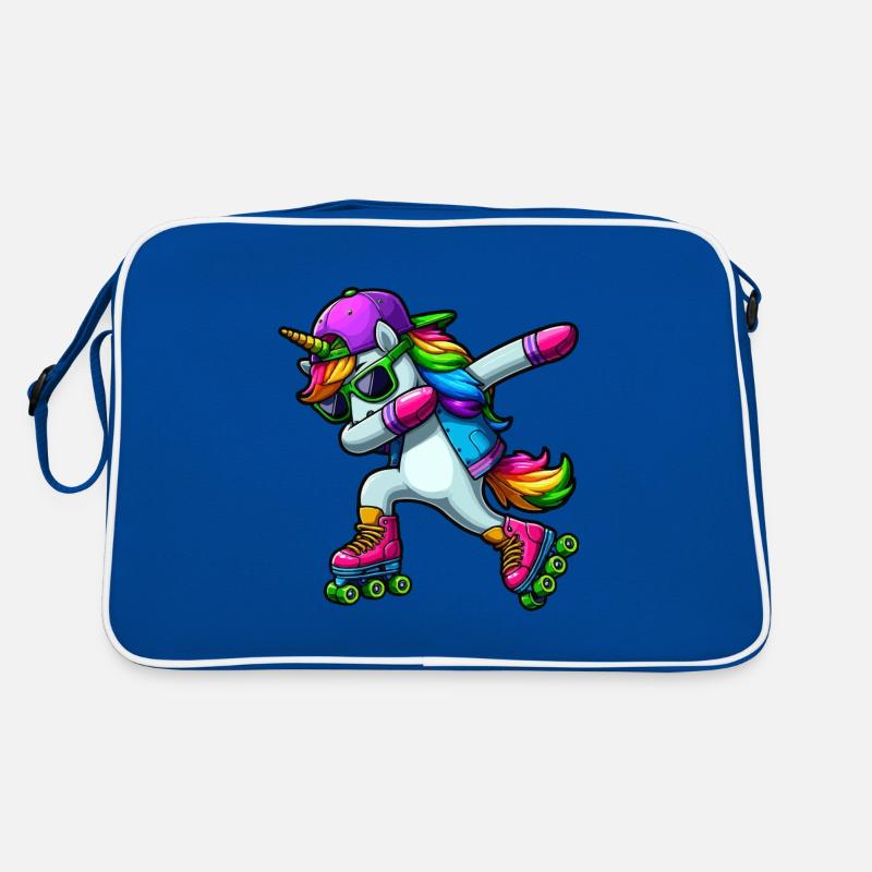DABBENDES EINHORN AUF INLINERN Retro Tasche