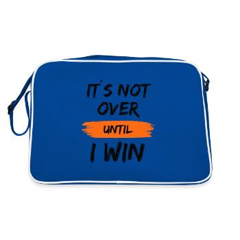Attitude to life Challenge Self-confident - Retro Bag - blue/white - Back