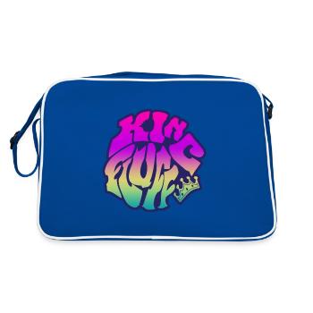 Fluff Funk - Retro Bag - blue/white - Back