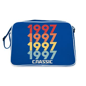 1997 Jubilé en style vintage classique 1997 - Sac Retro - bleu/blanc - Dos