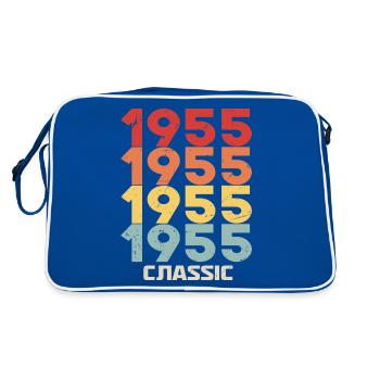 1955 Jubilé dans un style vintage classique 1955 - Sac Retro - bleu/blanc - Dos