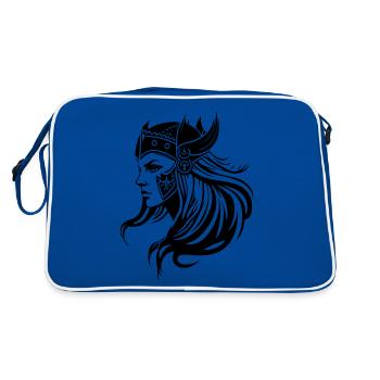 Viking Femme Guerrière Viking - Sac Retro - bleu/blanc - Dos