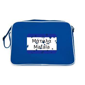 mg matala - Sac Retro - bleu/blanc - Dos