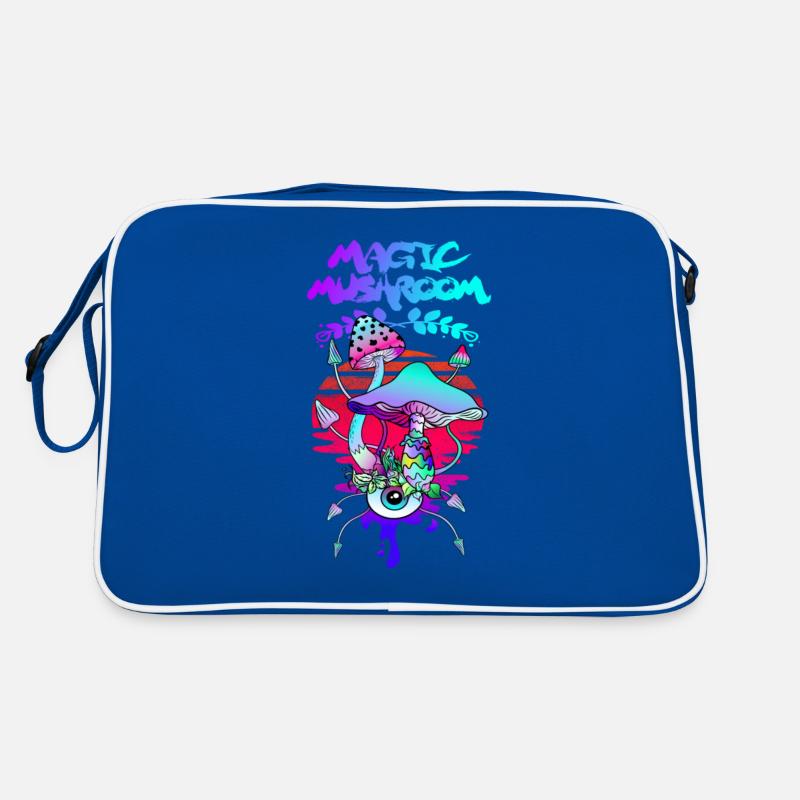 Magic Mushrooms Psychedelic Sunset Retro Bag