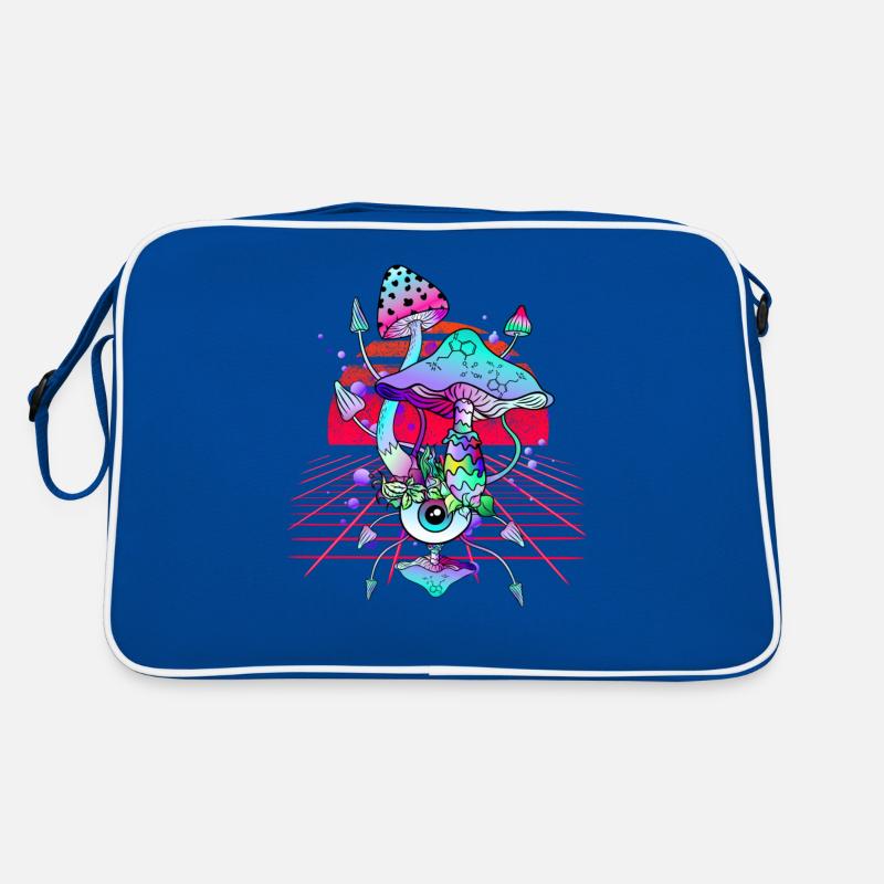Vaporwave Magic Mushrooms Champignons Psychédéliques Sac Retro