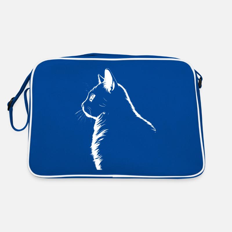 Chat, Motif De Chat Sac Retro