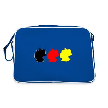 Allemagne Roadtrip Holiday Holiday T-Shirt - Sac Retro - bleu/blanc - Dos