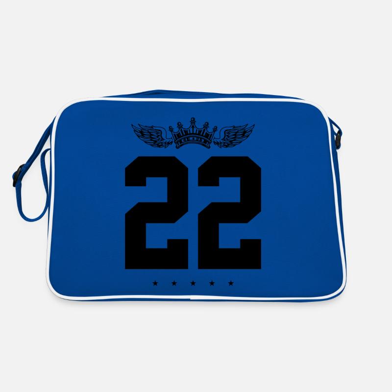 22 Couronne de numéros Sac Retro