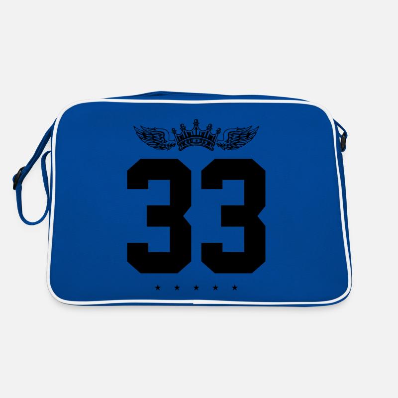 33 Couronne numérique Sac Retro