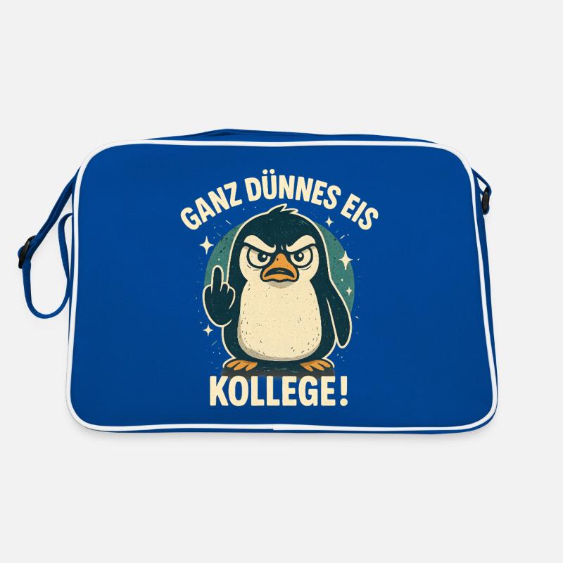 Good morning very thin saying penguin Retro Bag
