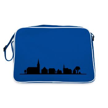 Votre village, votre horizon - Sac Retro - bleu/blanc - Dos