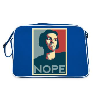 NOPE USA - Sac Retro - bleu/blanc - Dos