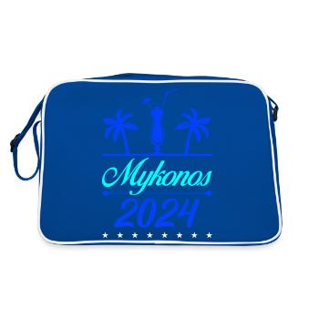 Mykonos 2024 - Sac Retro - bleu/blanc - Dos