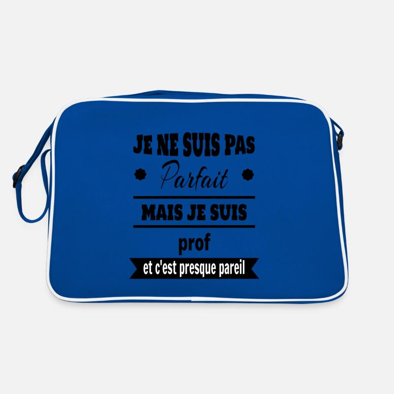 Pas parfait mais prof professeur humour Sac Retro
