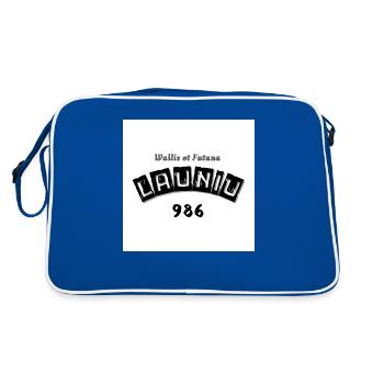 Launiu - Sac Retro - bleu/blanc - Dos