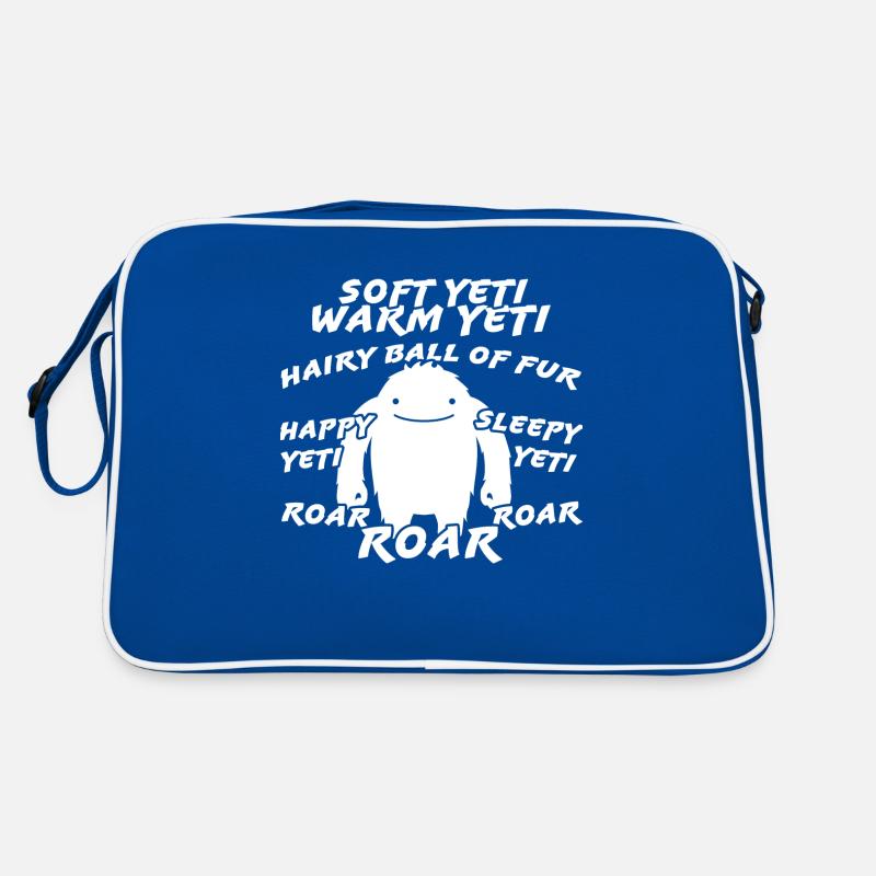 Weiche yeti, yeti warmem Retro Tasche