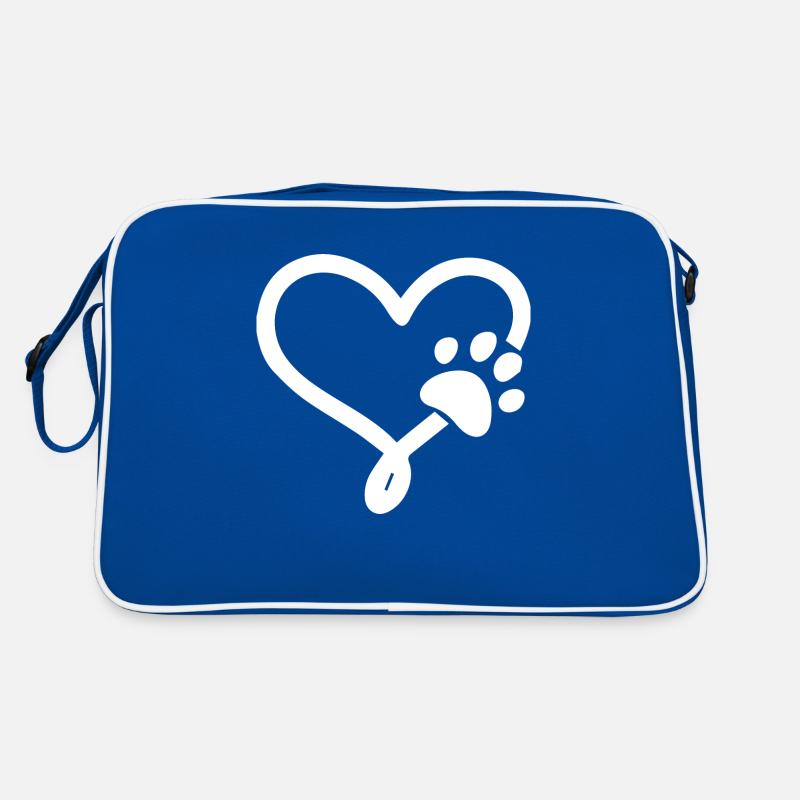 Hund Dog Retro Tasche