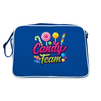 Candy Team Candy Candies - Retro Bag - blue/white - Back