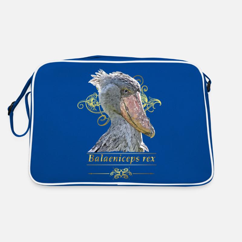 Picozapato - Retro Tasche - Blau/Weiß