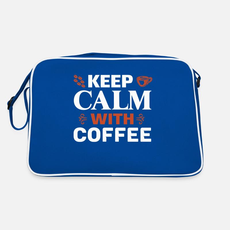 Keep calm with coffee Retro Bag