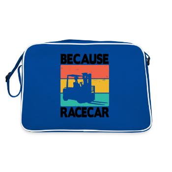 Because Racecar Logistique chariot élévateur - Sac Retro - bleu/blanc - Dos