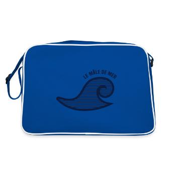 Le mâle de mer - Mer - Sac Retro - bleu/blanc - Dos