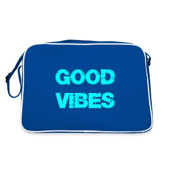 Good Vibe Girls Summer Party Bonnes vibrations - Sac Retro - bleu/blanc - Dos