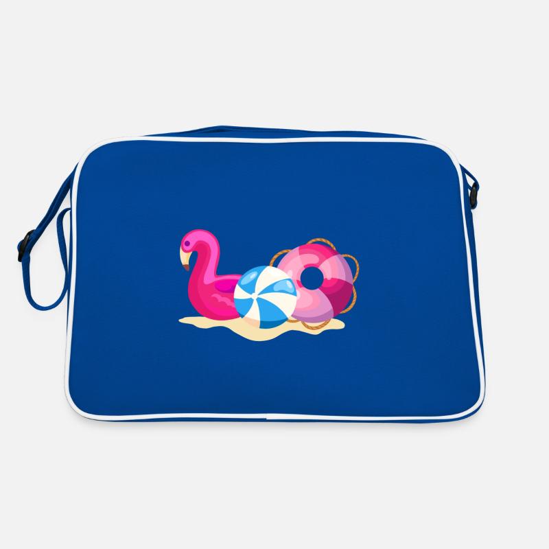 Badegadges in Pink Retro Tasche