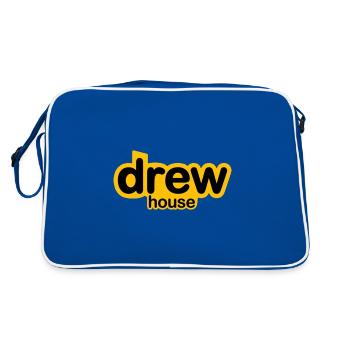 Maison Drew Smile - Sac Retro - bleu/blanc - Dos