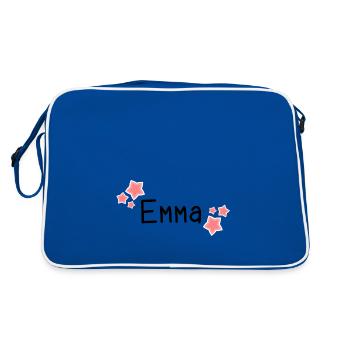 Nom - Emma - Sac Retro - bleu/blanc - Dos