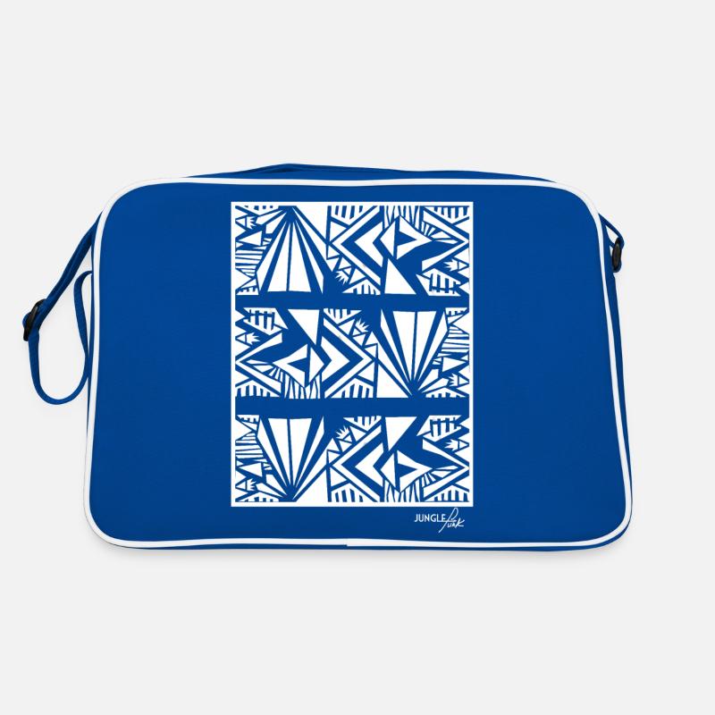 Tribal Pattern White Retro Bag