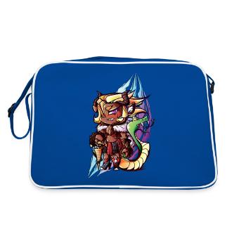 Monster girl série - chimére - Sac Retro - bleu/blanc - Dos