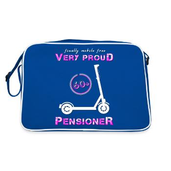 Retraité Retraité - Sac Retro - bleu/blanc - Dos