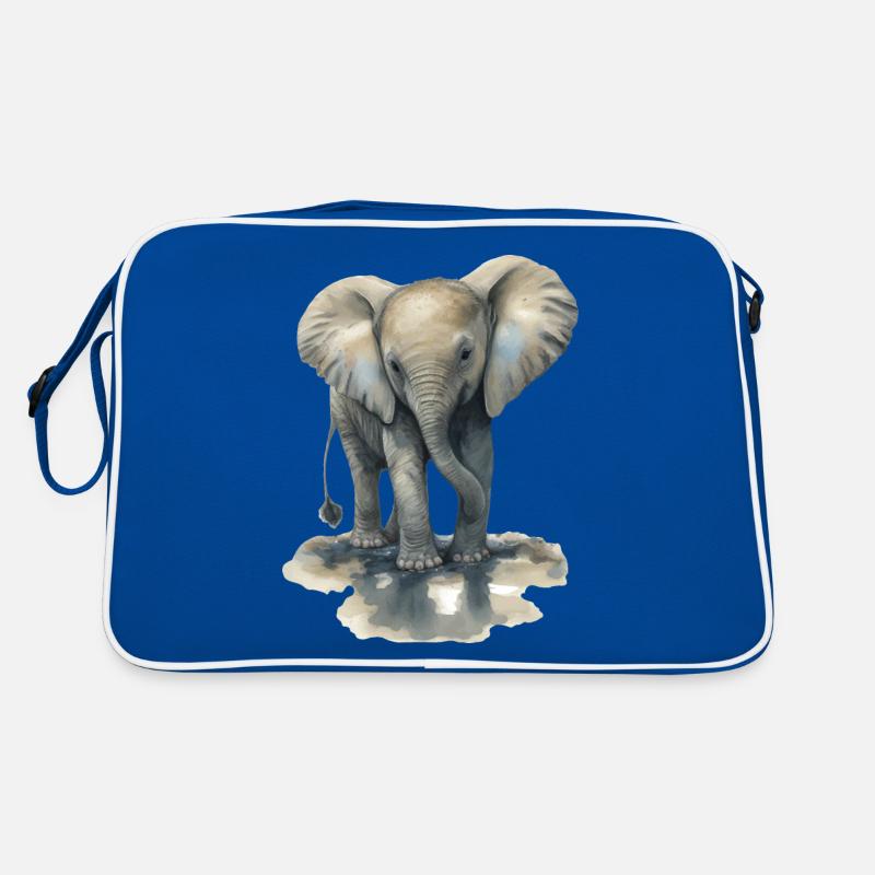 Bébé éléphant Sac Retro