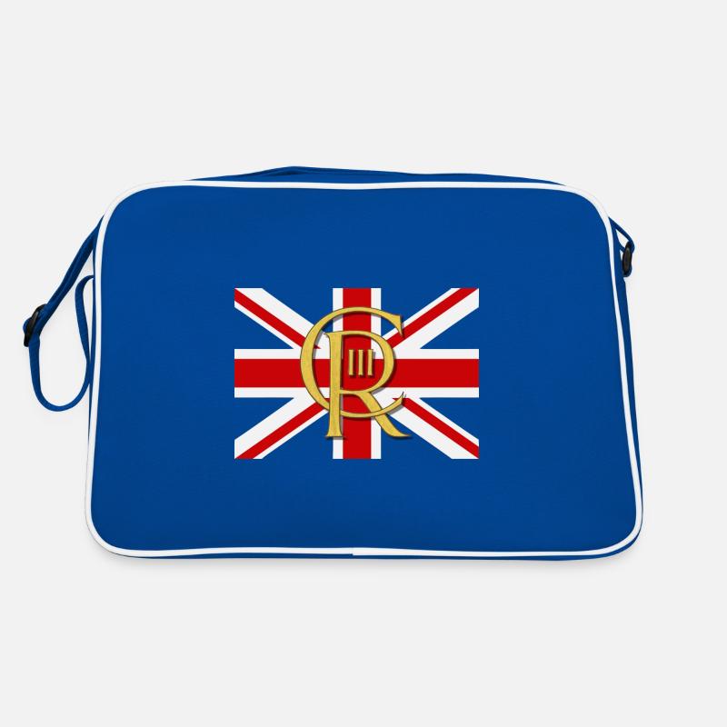 Couronnement du roi britannique Charles Angleterre Drapeau Sac Retro
