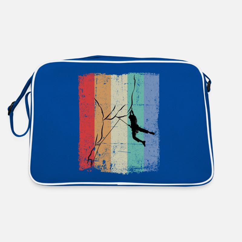 Vintage Bouldern Boulderer Klettern Kletterer Retro Tasche