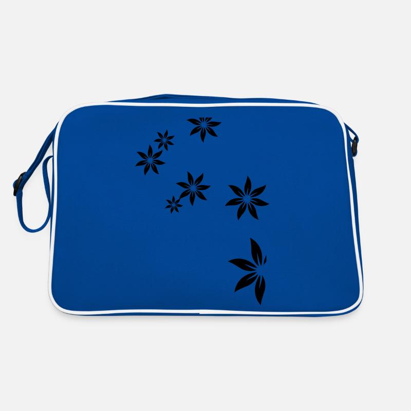 Blumen, Deco, flower Retro Tasche