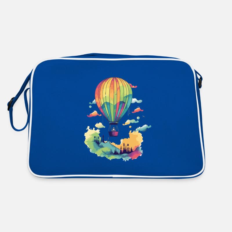 Montgolfière multicolore Sac Retro