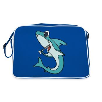 Plus qu’une bouchée au goût - Sac Retro - bleu/blanc - Dos