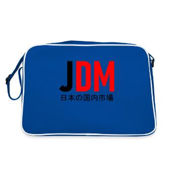 Jdm Japanese vehicles - Retro Bag - blue/white - Back