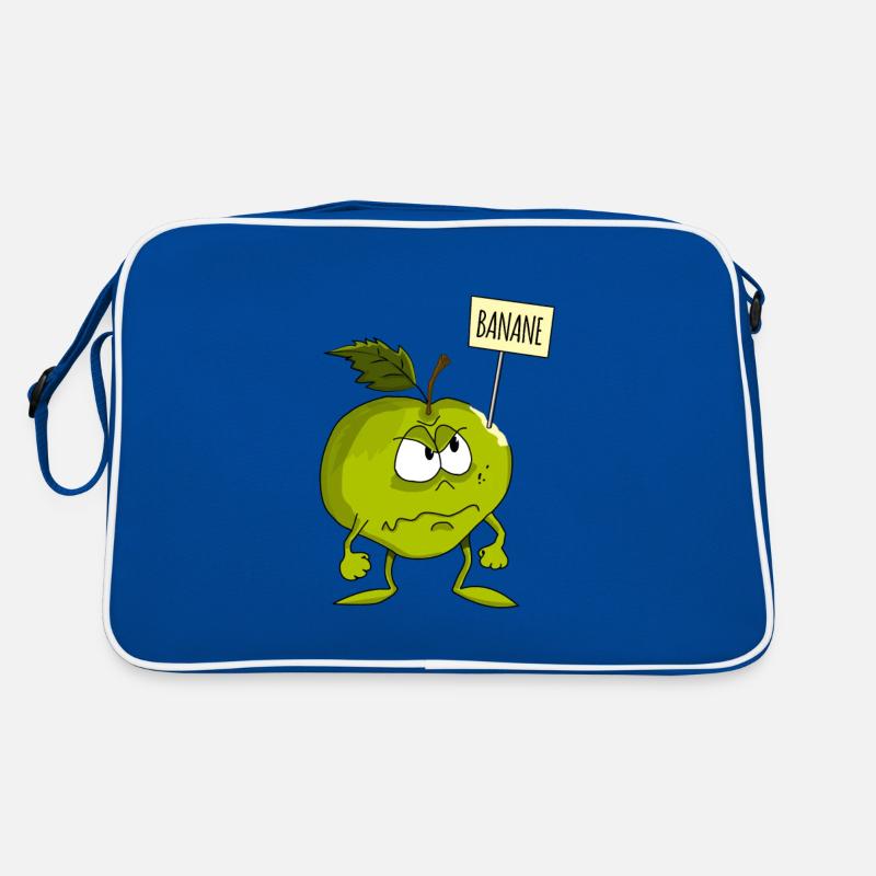 Apfel oder Banane? Retro Tasche