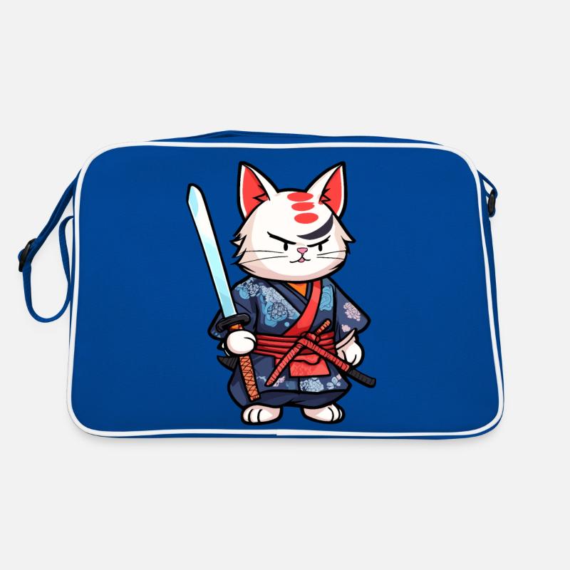 Samurai-Katze #25 Retro Tasche