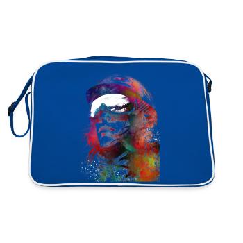 Alpiniste sport art #sport - Sac Retro - bleu/blanc - Dos